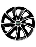 Cumpara ieftin Set 4 Capace Roti Autohelix MSA&reg; potrivite jantelor de 16 inch, pentru Land Rover, model Stig Extra Black &amp; White