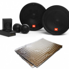 Set difuzoare JBL Stage2 604C + Insonorizant SilentCoat SC-M2-3.75