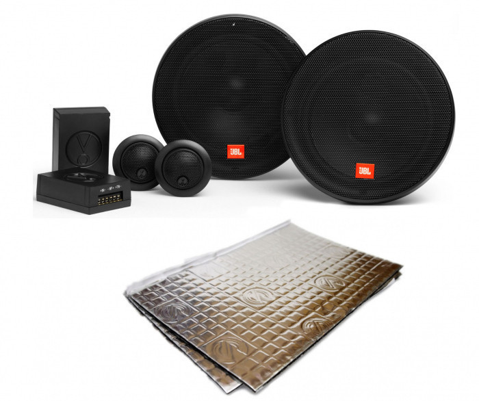 Set difuzoare JBL Stage2 604C + Insonorizant SilentCoat SC-M2-3.75