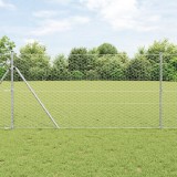 Gard Hexagonal vidaXL 1.4 x 10 m Oțel Galvanizat