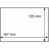 Folii protectie pentru plicuri/bancnote de maxim 187x125mm