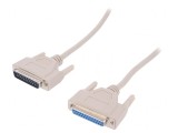 Cablu D-Sub 25pin 5m Bej