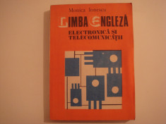 Limba engleza - Electronica si Telecomunicatii - Monica Ionescu 1981 foto