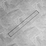Rigolă liniară pentru duș din oțel inoxidabil 930 x 140 mm, vidaXL