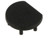 Obturator Negru pentru Profil LED, Set 20 Buc, ABS