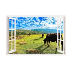 Sticker decorativ, Fereastra 3D, Cer, 85 cm, 525STK