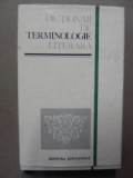DICTIONAR DE TERMINOLOGIE LITERARA BUCURESTI 1970