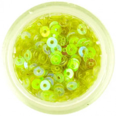 Paiete rotunde în formă de disc, galben-verde