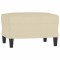 Taburet, crem, 60x50x41 cm, material textil - 1