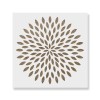 Sablon 200x200x0.7mm Dahlia Mandala Refolosibil, model MXSP7012, 40 x 40 cm