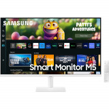 Monitor Smart LED VA SAMSUNG M5, 27&quot;, Full HD, 60Hz, HDR10, Alb