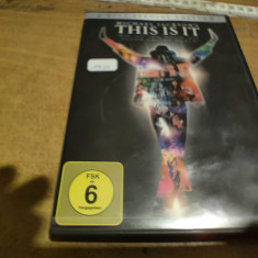 Film DVD Michael Jackson^s - This is it #A3654