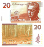 !!! NORVEGIA = FANTASY NOTE = 20 KRONER , T. E. GULBRANSSEN - 2020 - UNC