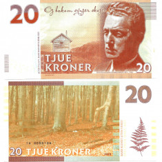 !!! NORVEGIA = FANTASY NOTE = 20 KRONER , T. E. GULBRANSSEN - 2020 - UNC