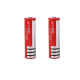 Cumpara ieftin Set 2 Acumulatori IdeallStore 18650, 6800mAh, 3.7V, Li-ion, Rosu, Universal