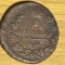 Rusia -eroare de batere- 1 Kopeck / Kopek / Copeica 1824 ЕМ ПГ -decentrata, rara