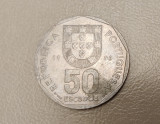 Portugalia - 50 Escudos (1988) monedă s009