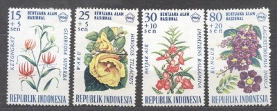 Indonesia 1966 Flowers, MNH AH.015 foto
