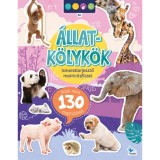 Ismeretterjesztő matric&aacute;sf&uuml;zet - &Aacute;llatk&ouml;lyk&ouml;k - T&ouml;bb mint 130 matric&aacute;val