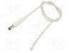 Cablu alimentare DC, cabluri, DC 5,5/2,5 mufa, alb, 0,5m, WEST POL - P25-TT-T035-050WH