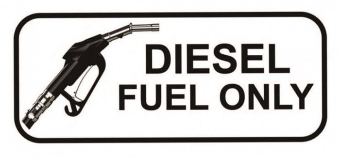 Abtibild &ldquo;Diesel Fuel Only&rdquo; 300923-30