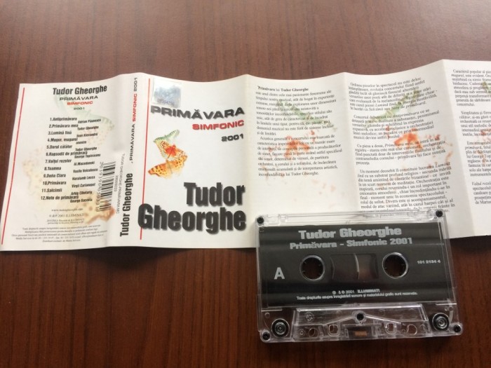 tudor gheorghe primavara simfonic caseta audio muzica folk Illuminati rec. 2001