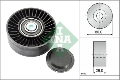 INA 532 0515 10 Rola ghidare/conducere, curea transmisie foto