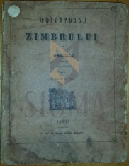 T. CODRESCO SI D. GUSTI - FOILETONUL ZIMBRULUI, ( 50 numere-complet! ) 1855 princeps!!! foto