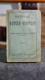 Dictionar german-roman. Editiune scolara (1914) - Const. Saineanu