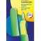 Stilou twist verde neon, cu grip ergonomic, 2 rezerve albastre, blister