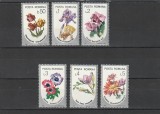 ROMANIA 1986 LP 1160 FLORI SERIE MNH