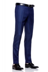 Pantaloni barbati slim bleumarin PT1858