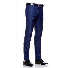 Pantaloni barbati slim bleumarin PT1858