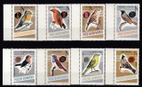 ROMANIA 1966 LP 630 PASARI CANTATOARE SERIE STARE MNH