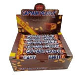Cutie 24x50g Batoane Nuga, Caramel, Arahide Captain Peanut MGR28780