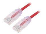 Patch cord PANDUIT TX6-28&trade;, U/UTP 6 litat Cu LSZH roşu 2m 28AWG