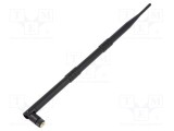 Antenă neagră QOLTEC RP-SMA 9dBi 50W 2,4-2,5GHz 0,38m 50&Omega;