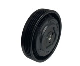 Cupla magnetica ambreiaj compresor A/C 4 caneluri, diam 100 mm BMW Seria 5 E60/E61 2003-2010 motor 525d, 520i, 535d; 530d, 530i; Seria 7 E65/E66; 200
