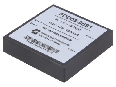 Convertor DC/DC 5W 9-18V la 5V 1000mA foto