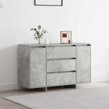 Cumpara ieftin Bufet Gri Beton 120x41x75 cm Lemn Ușor