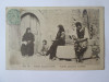 Rara! Carte postala Grecia-Insula Creta-Familie de tarani cretani,circulata 1907, Printata