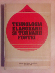 Tehnologia elaborarii si turnarii fontei - I.RIPOSAN , M. CHISAMERA foto