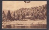 Carte Postala Romania - Arges Cumpana - Vila C.A.P.S si Lacul, Circulata, Fotografie