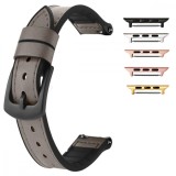 Curea piele, compatibila Apple Watch 10, 42mm, Gray Dove