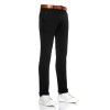 Pantaloni Barbati Chino Negri Bumbac Lycra CH05 Fabricati in Romania