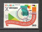 Cuba.1974 10 ani Federatia Filatelica Cubaneza SC.556