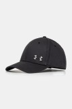 Under Armour sapca Sportstyle Metal culoarea negru, neted, 1389695