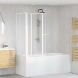 Gossi paravan cada dus in forma de l 70x120x137 cm 4 panouri pliabil