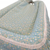 Baby Nest Bubble Blue culcus bebelus pentru dormit reversibil multifunctional 100 x 60 cm, KidsDecor