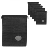 Set 6 saci pentru incaltaminte, depozitare si calatorii, rezistenta la praf, mucegaci, 42 x 32 cm, Negru